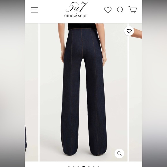 Cinq a Sep french brand LONG AZURE PANT brand new in size 25 - Picture 5 of 9